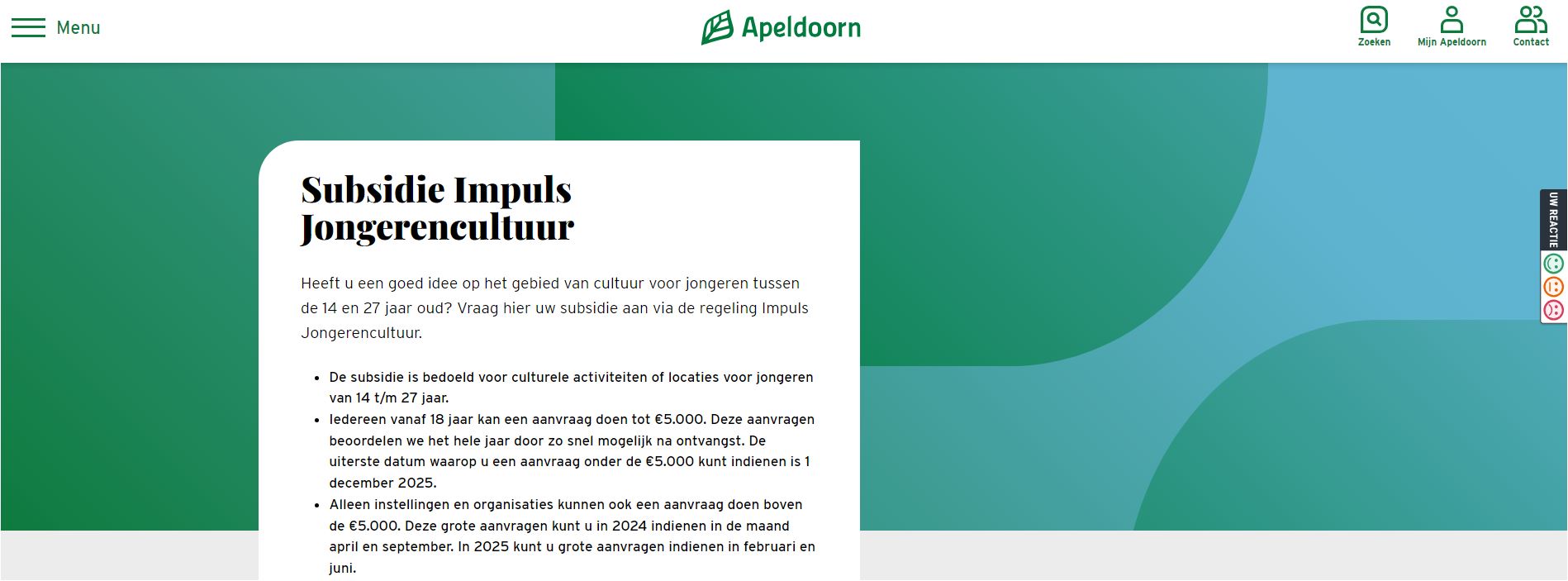 Subsidieregeling Jongerencultuur is verlengd!